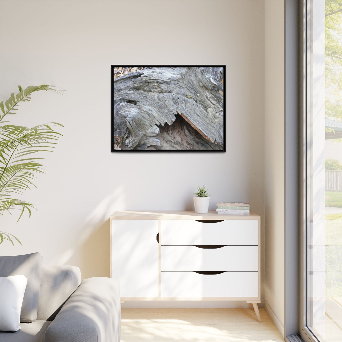 Driftwood Dreams - Unique Stretched Canvas Wall Art