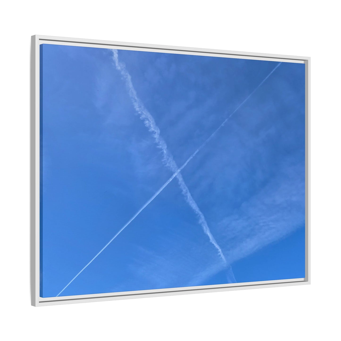 Sky Crossroads - Unique Stretched Canvas Wall Art