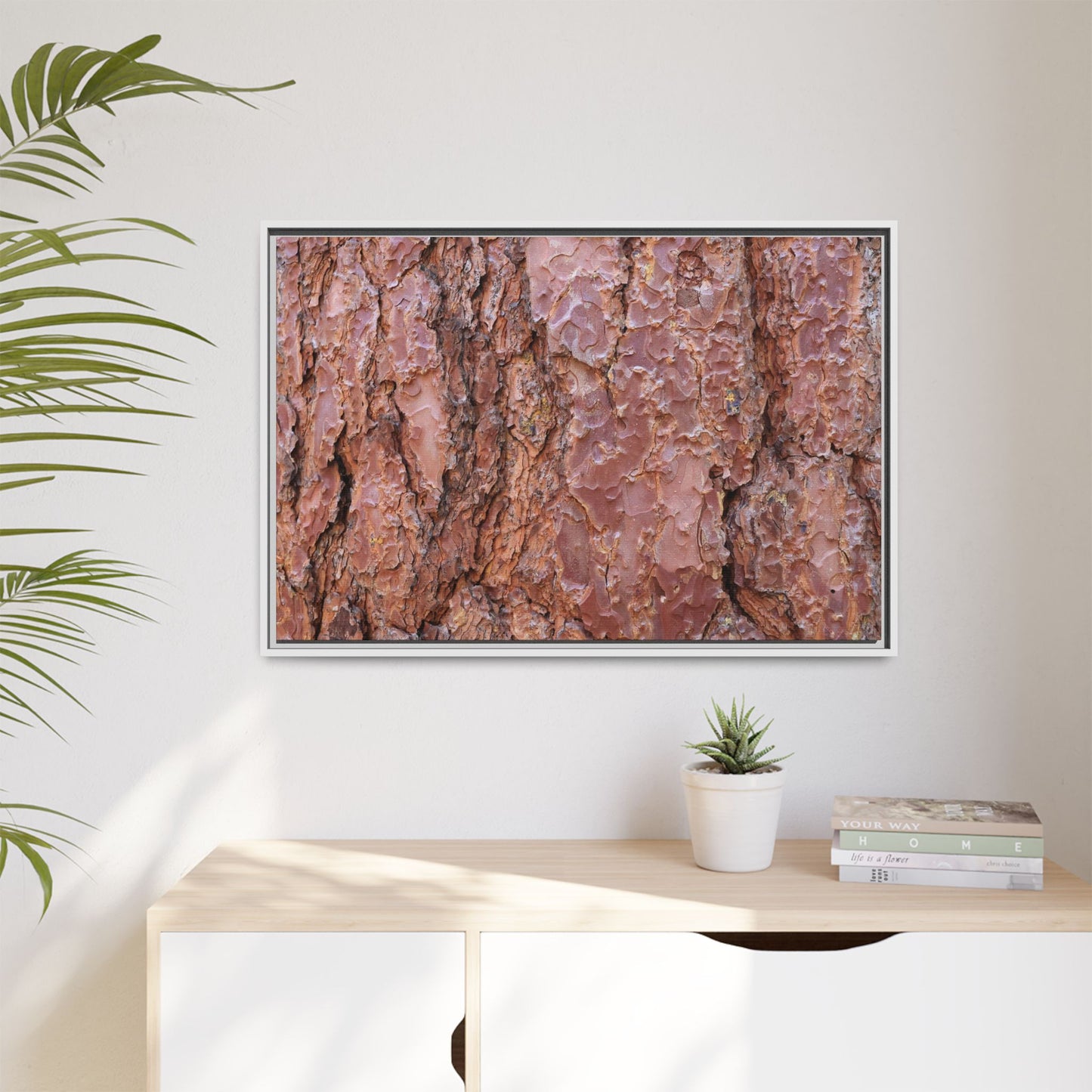 Russet Ridges - Unique Stretched Canvas Wall Art