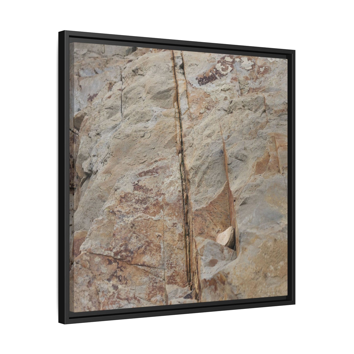 Sedimentary Symphony - Unique Stretched Canvas Wall Art