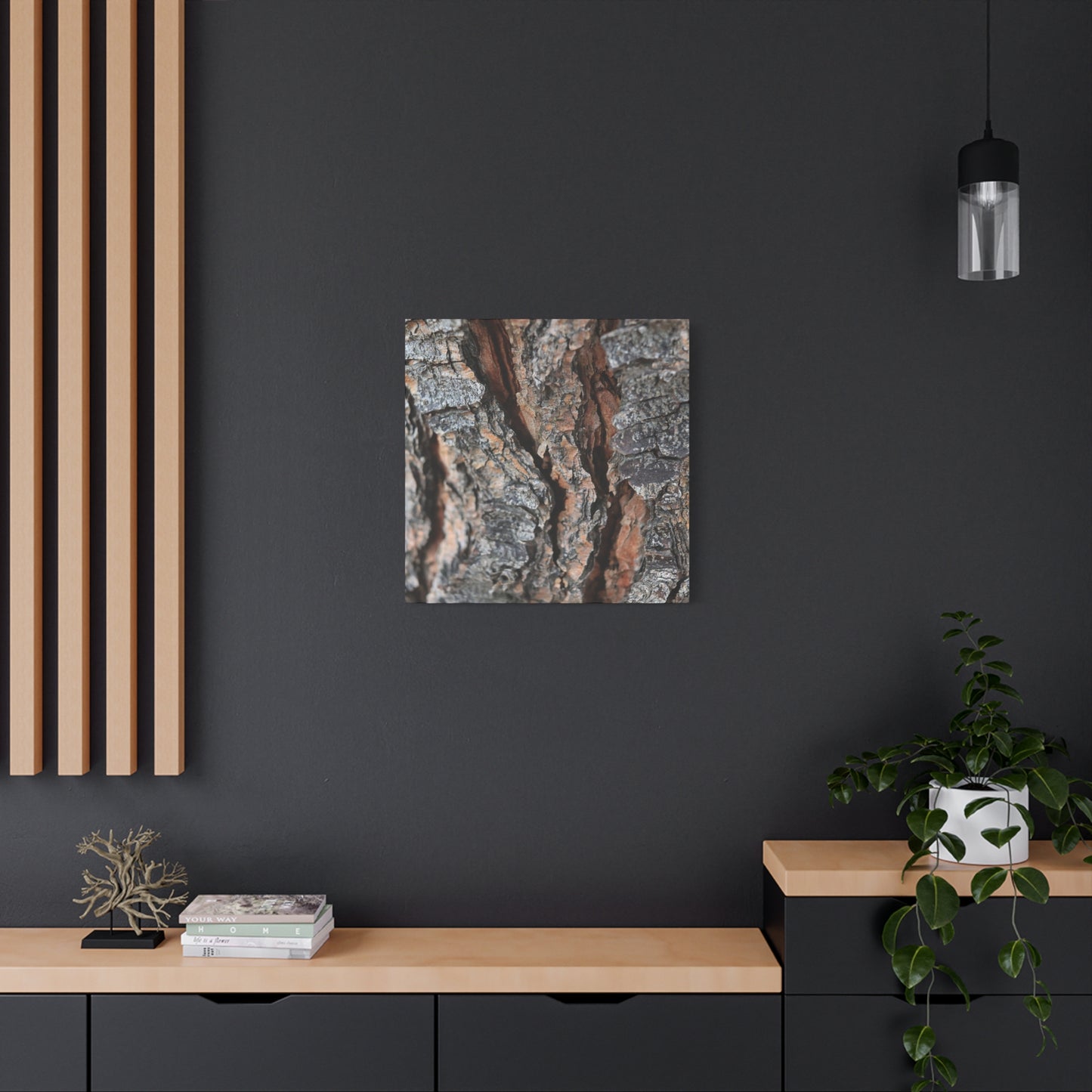 Rough Whispers - Unique Frameless Canvas Wall Art