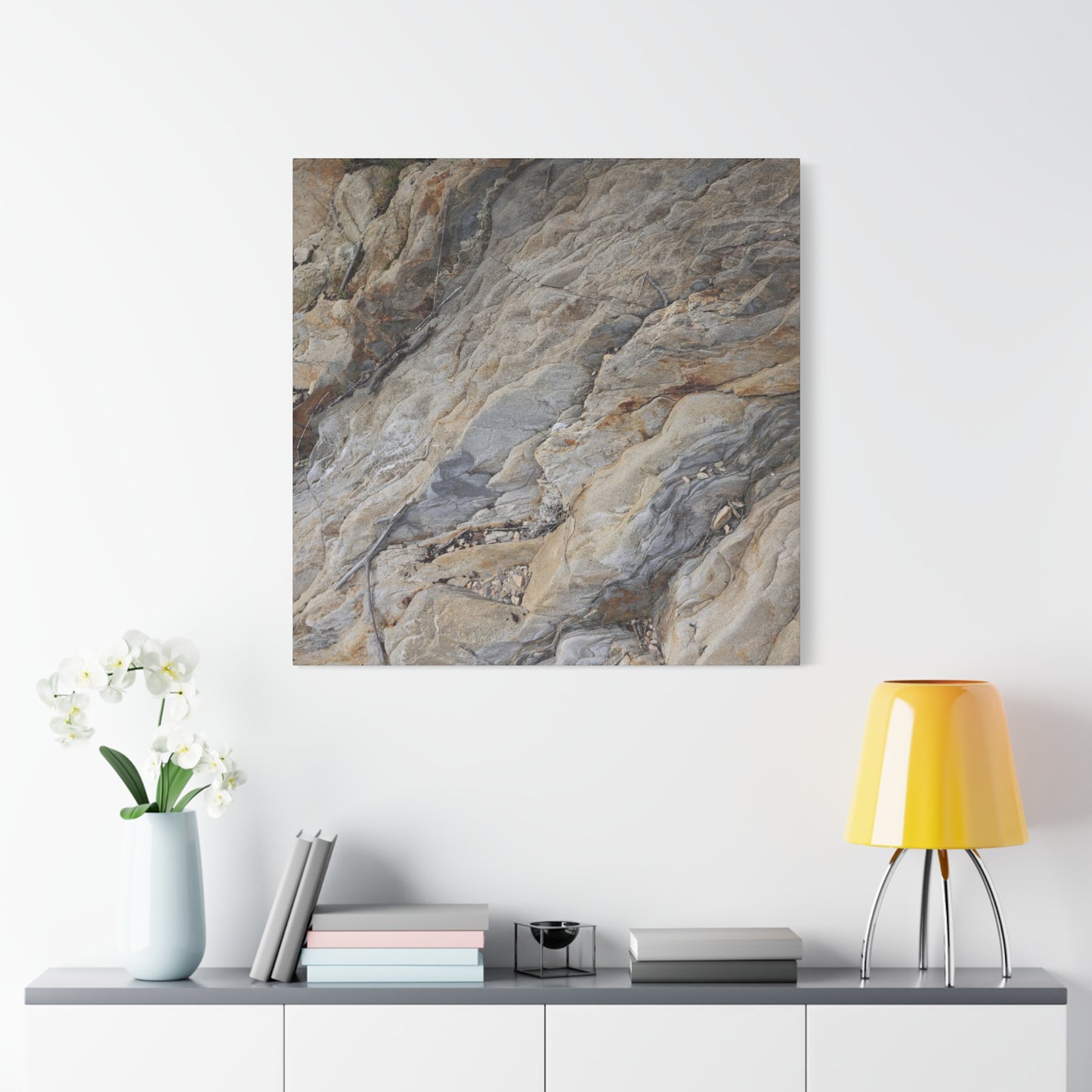 Stone Memory - Unique Frameless Canvas Wall Art