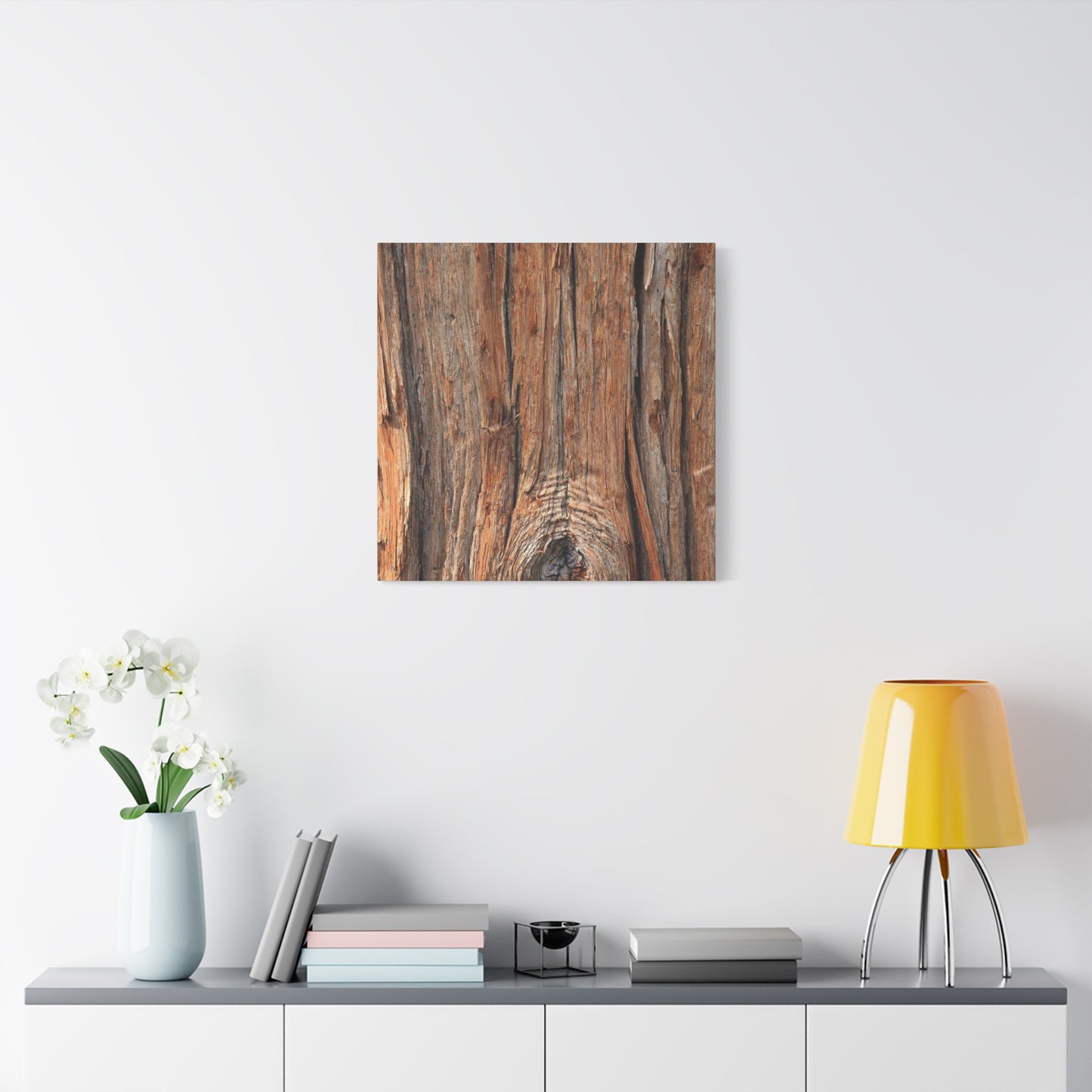 Bark's Ancient Whispers - Unique Frameless Canvas Wall Art