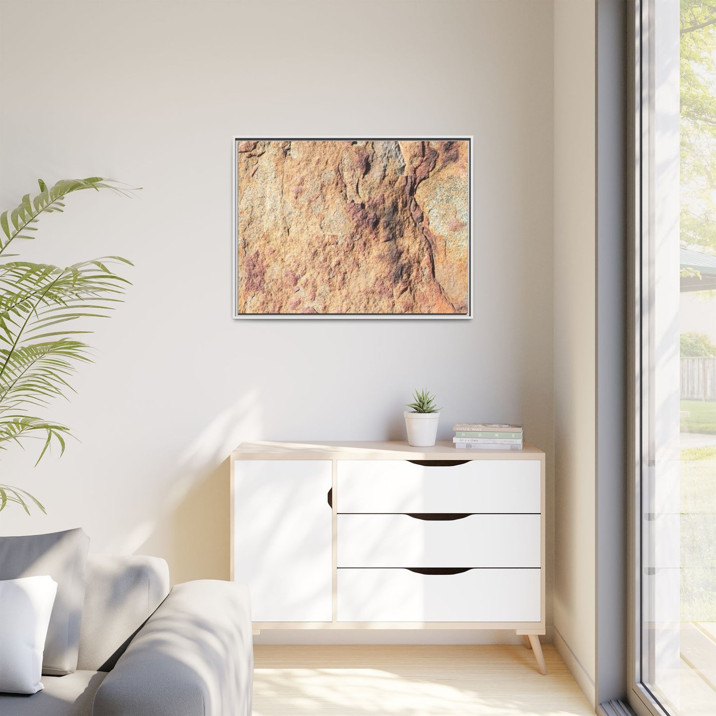 Fractal Stone - Unique Stretched Canvas Wall Art
