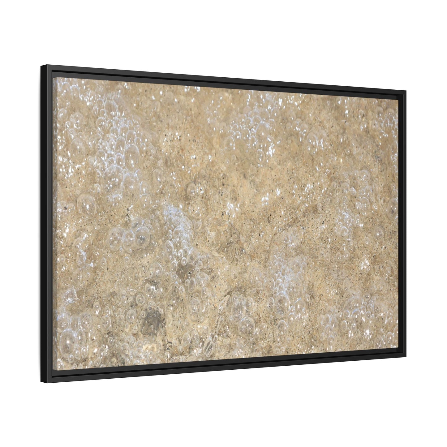 Bubbling Sand - Unique Stretched Canvas Wall Art