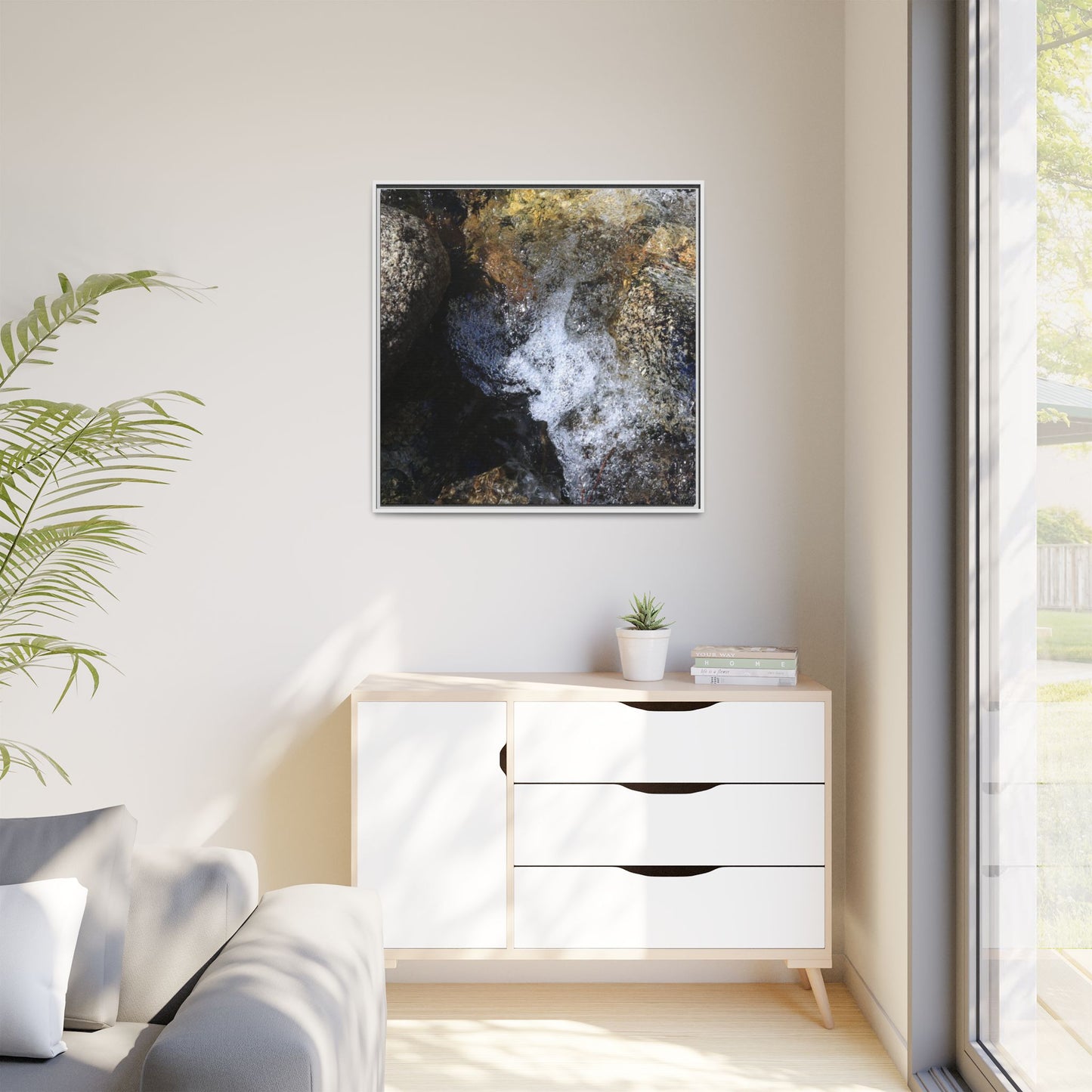 Nature's Turbulence - Unique Stretched Canvas Wall Art
