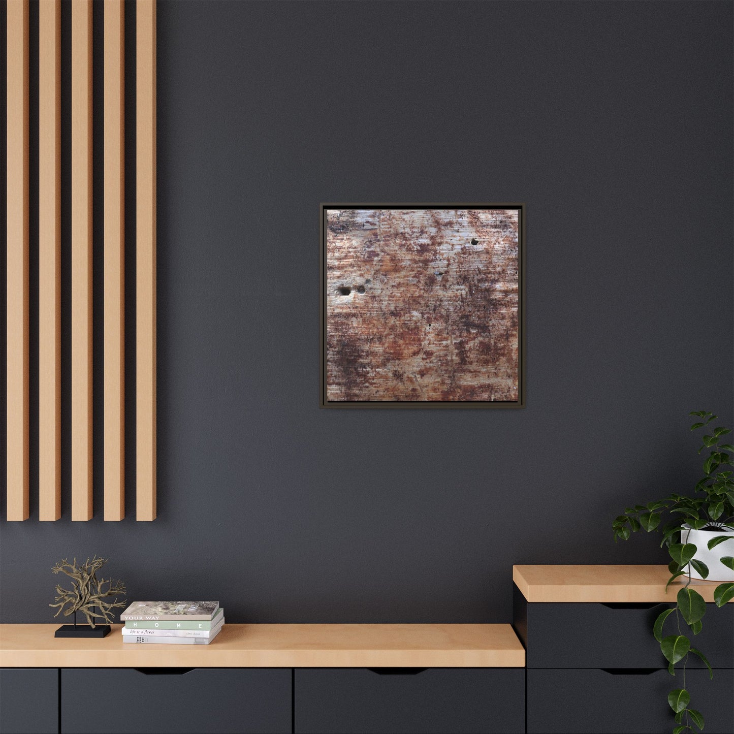 Rustic Textures - Unique Stretched Canvas Wall Art