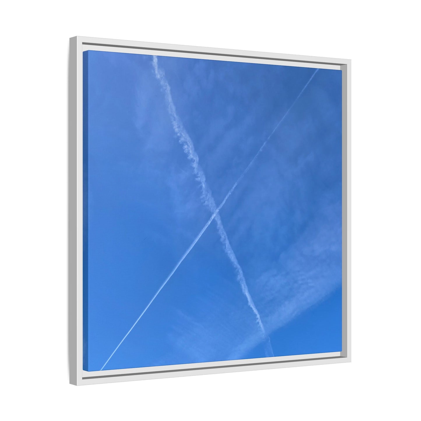 Sky Crossroads - Unique Stretched Canvas Wall Art