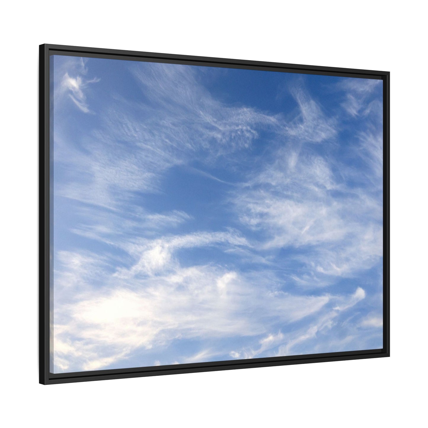 Ethereal Blue Tapestry - Unique Stretched Canvas Wall Art