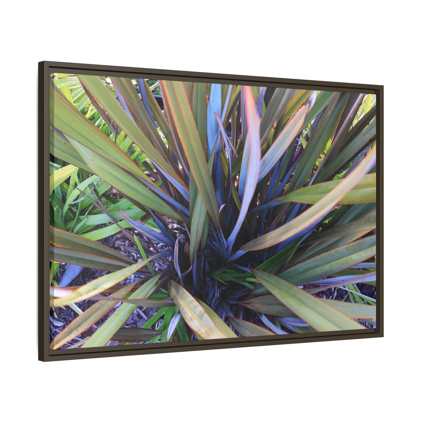 Radiant Leaves - Unique Stretched Canvas Wall Art