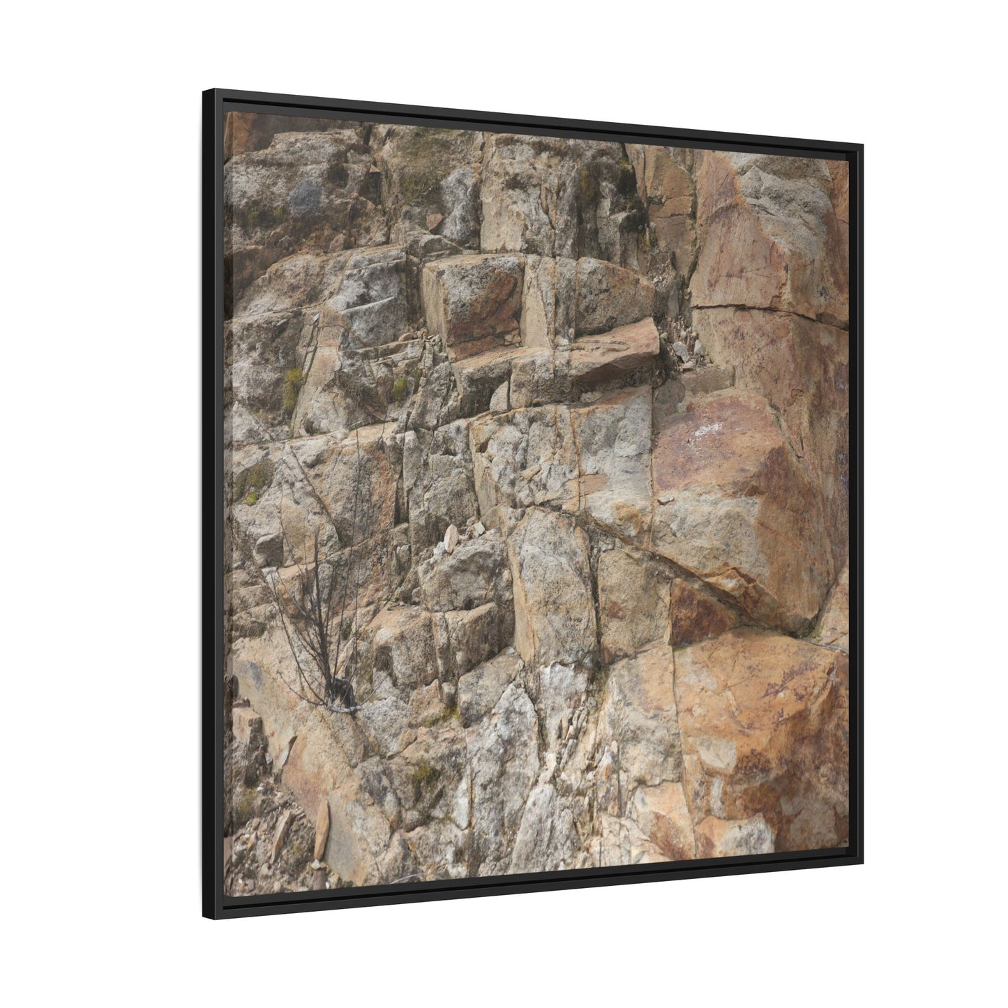 Sandstone Symphony - Unique Stretched Canvas Wall Art