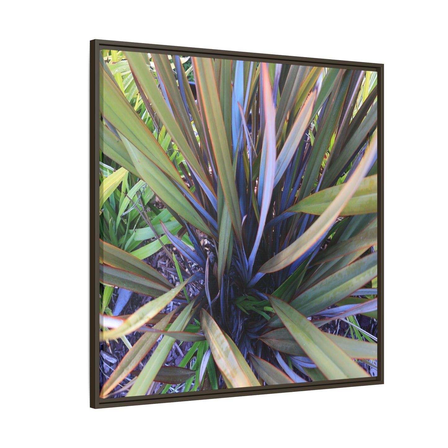 Radiant Leaves - Unique Stretched Canvas Wall Art