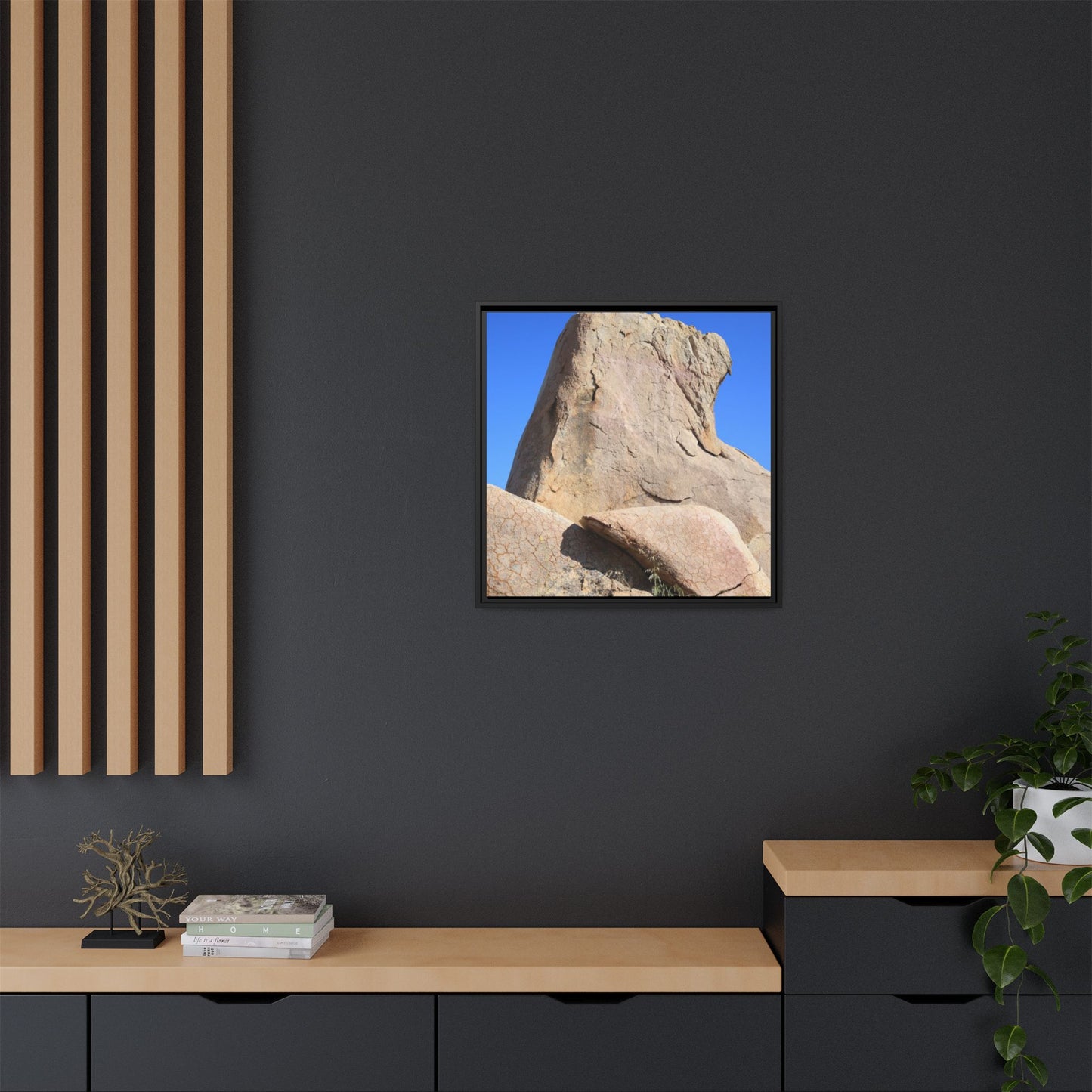 Rocky Sentinel - Unique Stretched Canvas Wall Art
