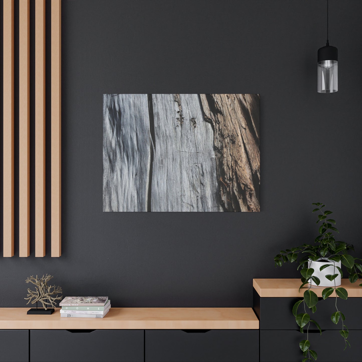 Fracture Lines - Unique Frameless Canvas Wall Art