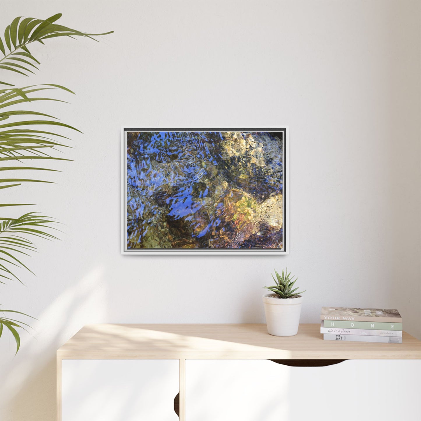 Aquatic Kaleidoscope - Unique Stretched Canvas Wall Art