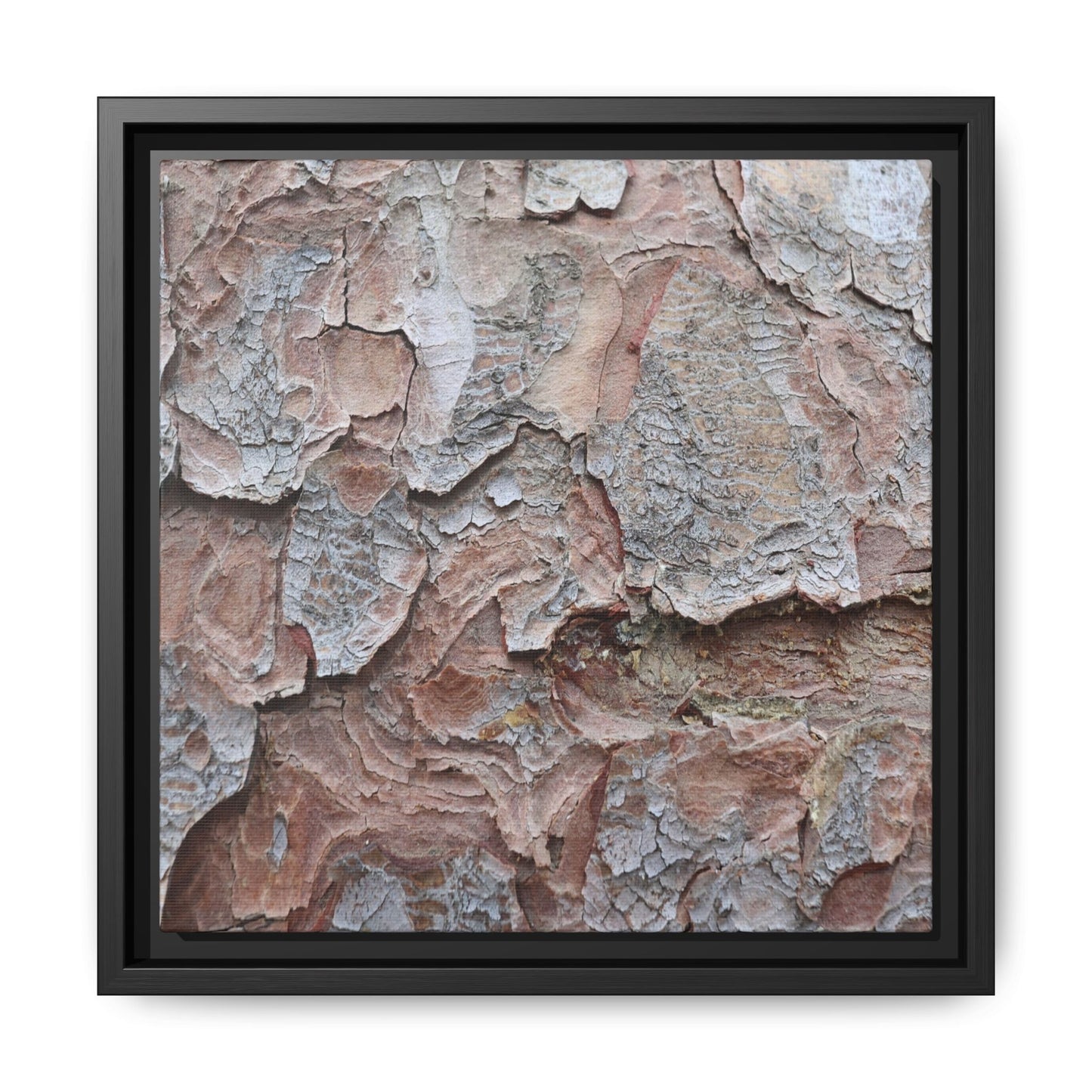 Flaking Serenity - Unique Stretched Canvas Wall Art