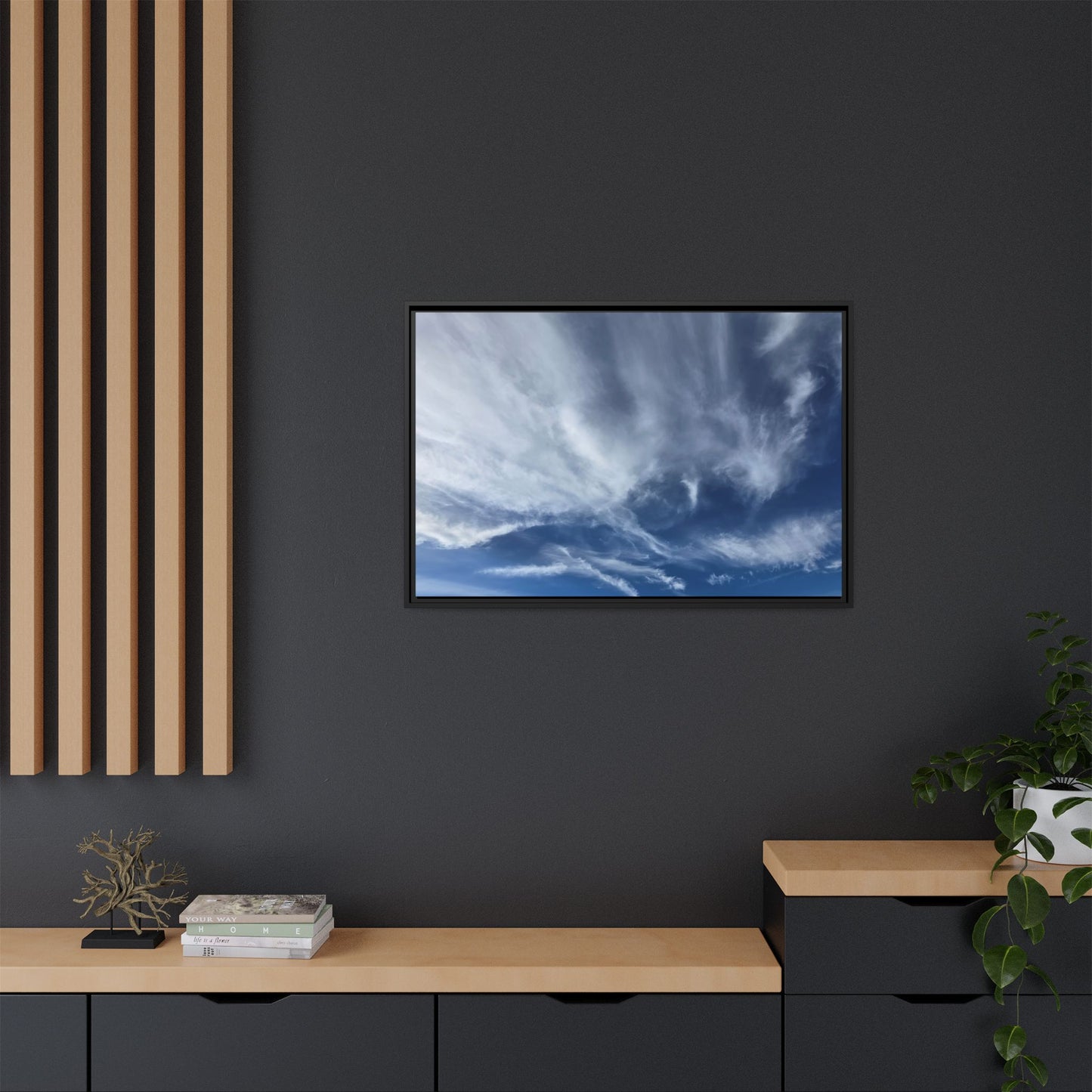Ethereal Skies - Unique Stretched Canvas Wall Art