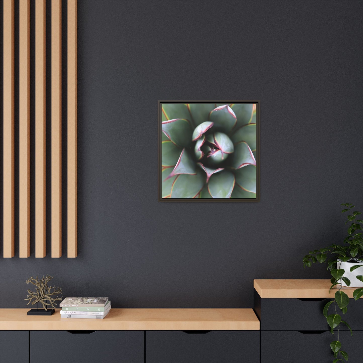 Spiky Elegance - Unique Stretched Canvas Wall Art