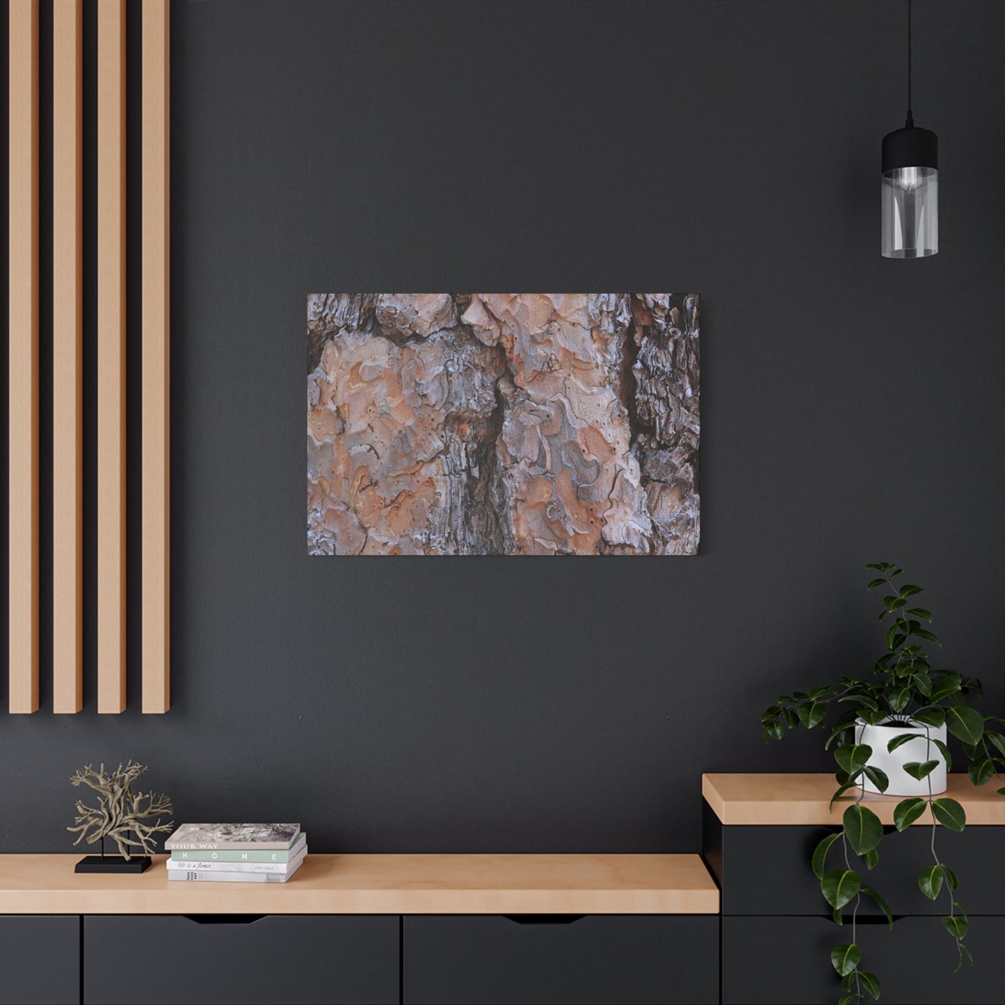 Arboreal Armor - Unique Frameless Canvas Wall Art