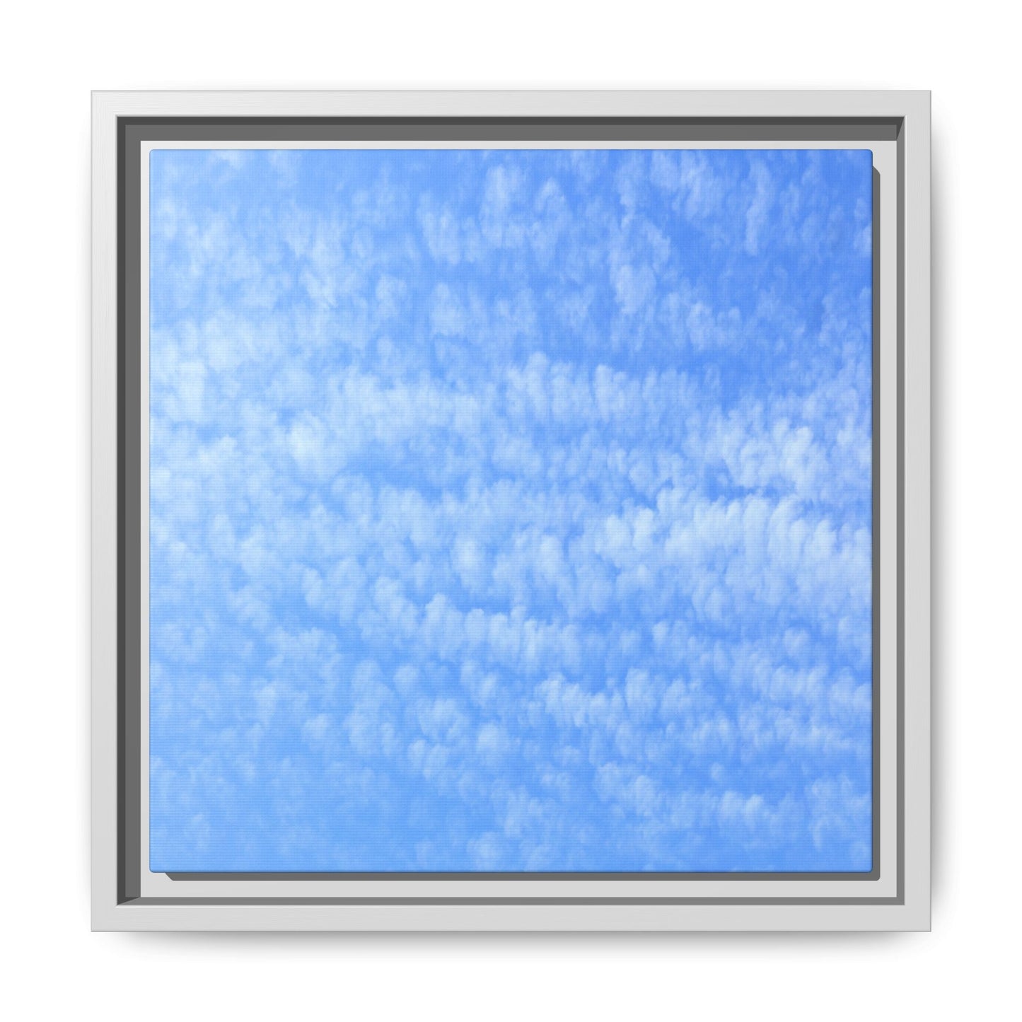 Wispy Blue Dreams - Unique Stretched Canvas Wall Art