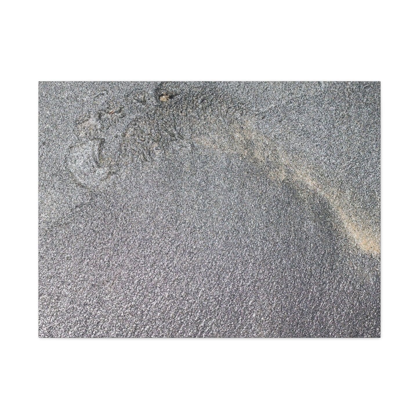 Ephemeral Whispers of Granite - Unique Frameless Canvas Wall Art
