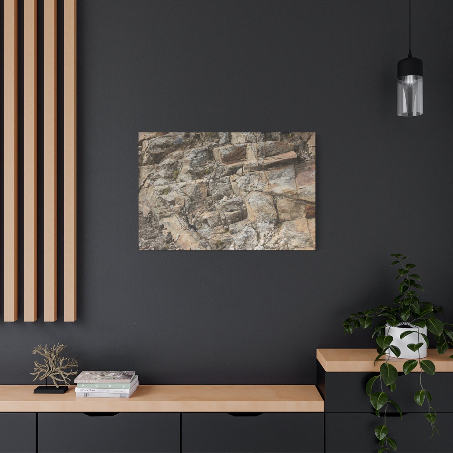 Broken Rock Canvas - Unique Frameless Canvas Wall Art