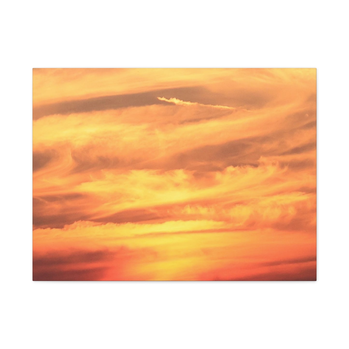 Golden Whispers - Unique Frameless Canvas Wall Art