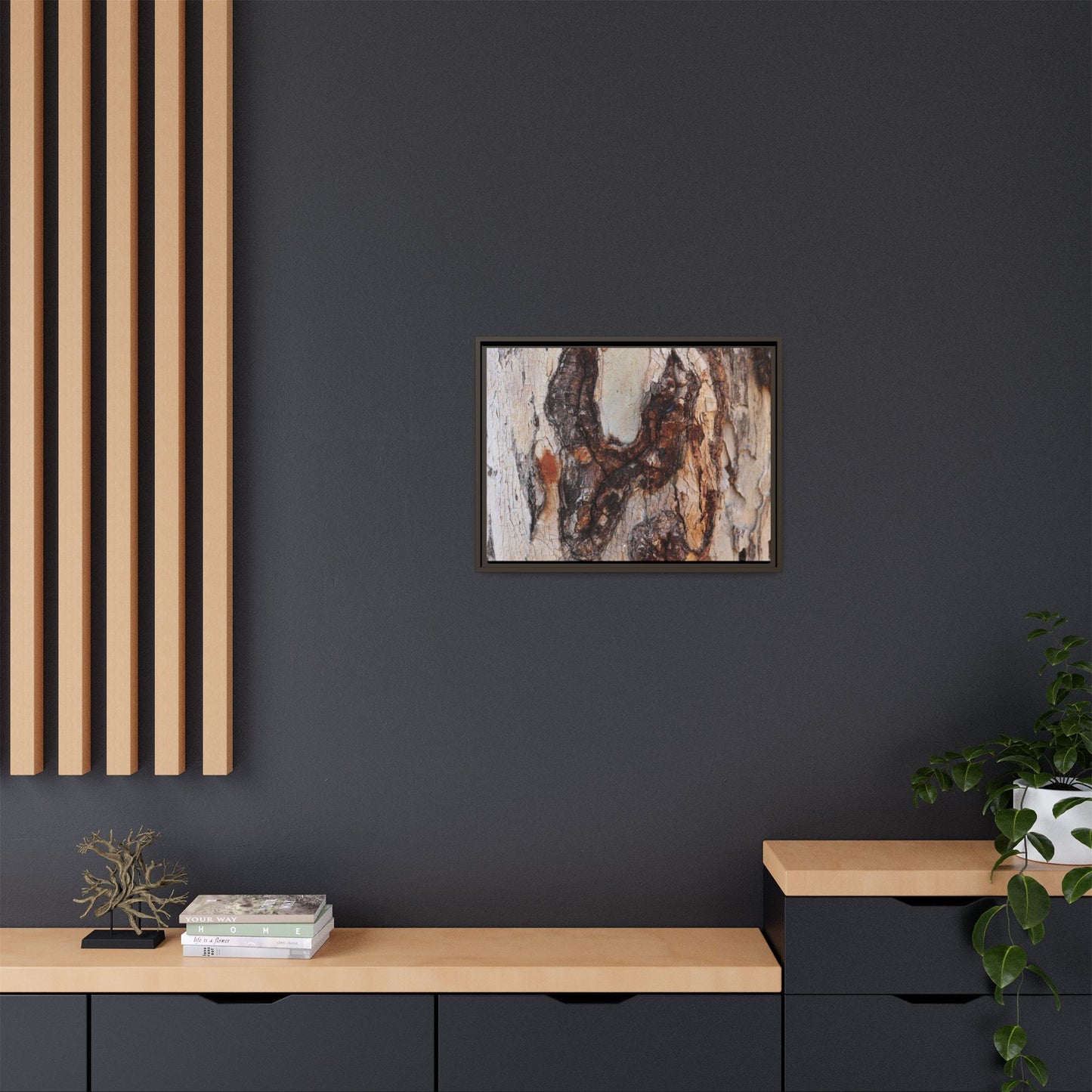 Texture of Time - Unique Stretched Canvas Wall Art