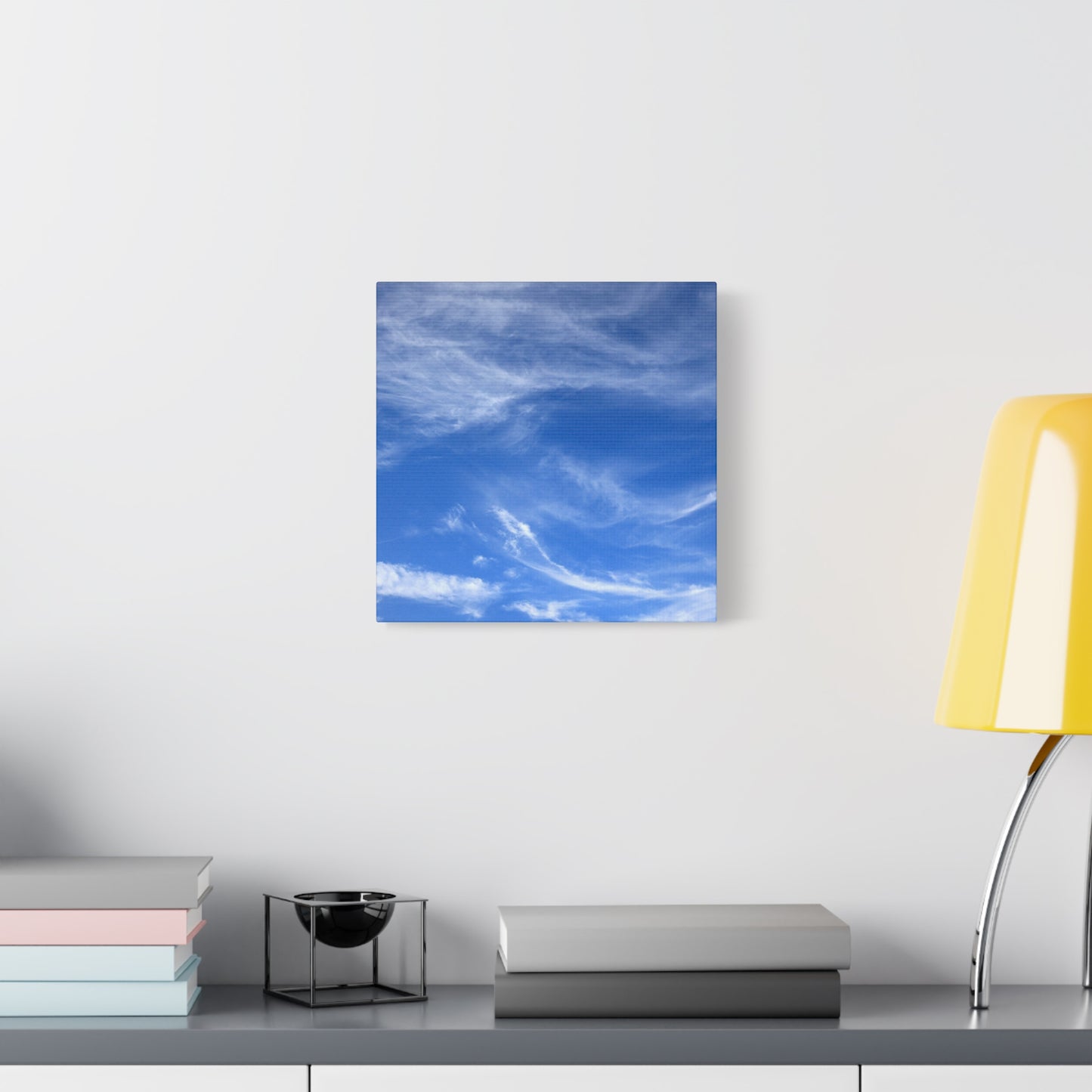 Sky's Ethereal Dance - Unique Frameless Canvas Wall Art