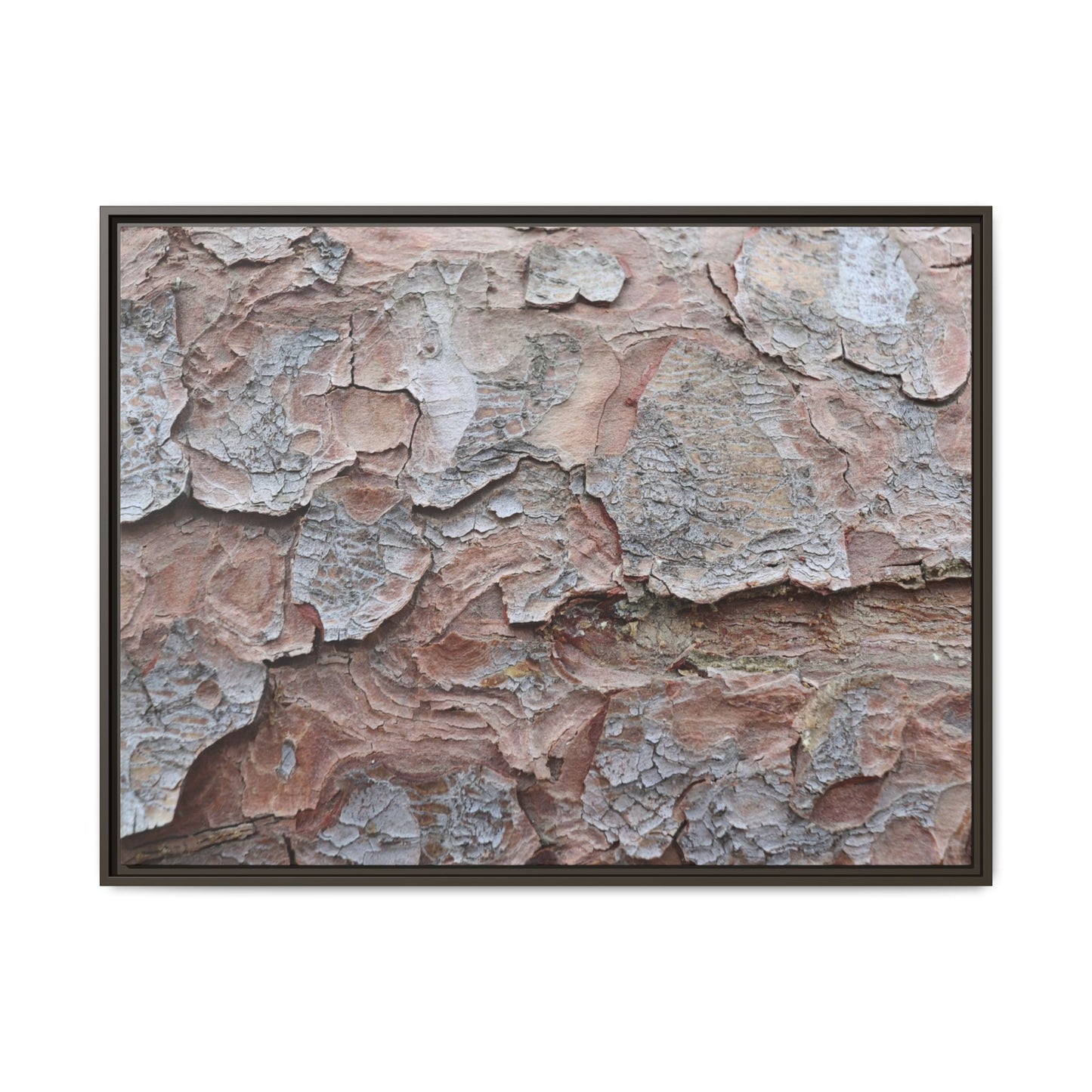 Flaking Serenity - Unique Stretched Canvas Wall Art
