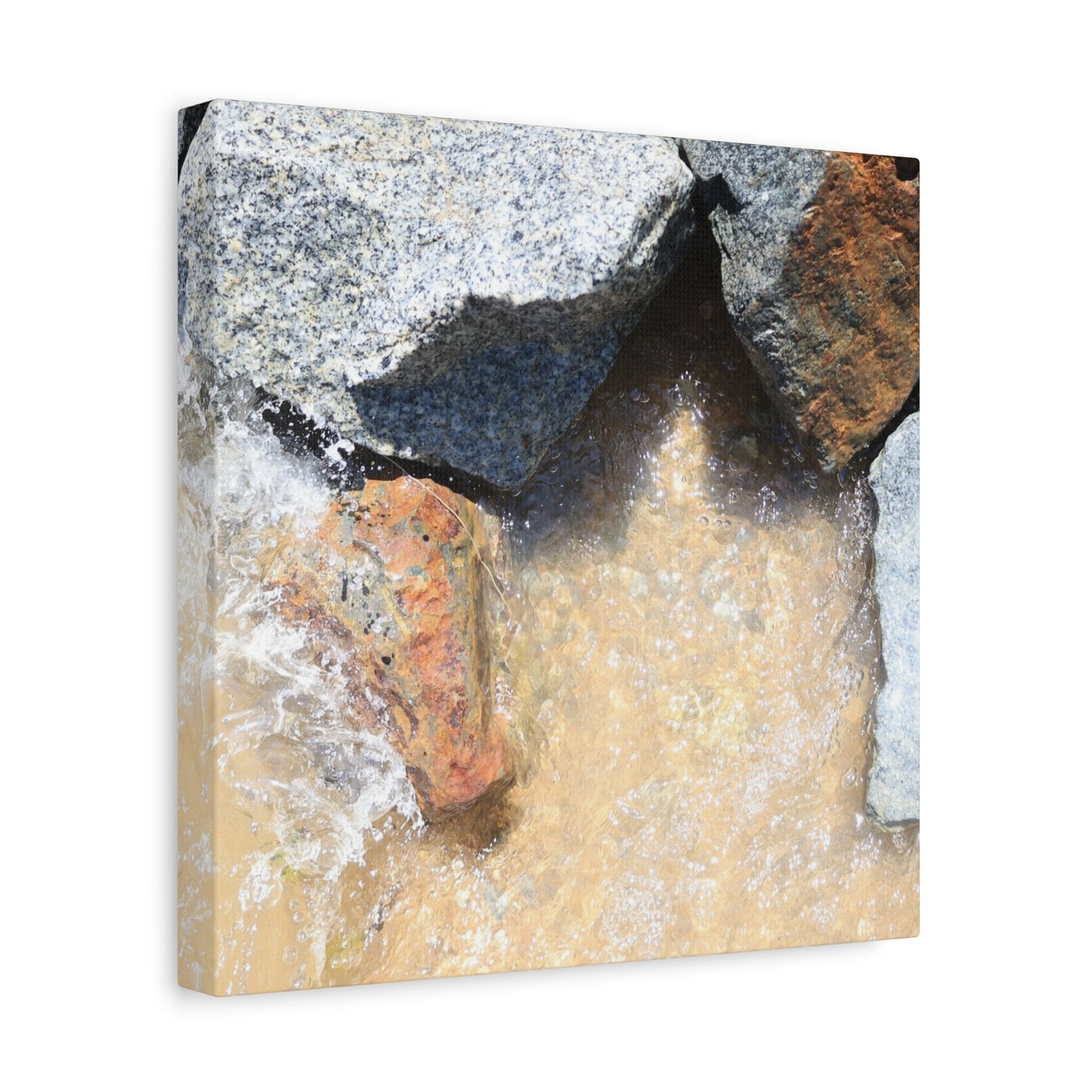 Rocky Embrace - Unique Frameless Canvas Wall Art