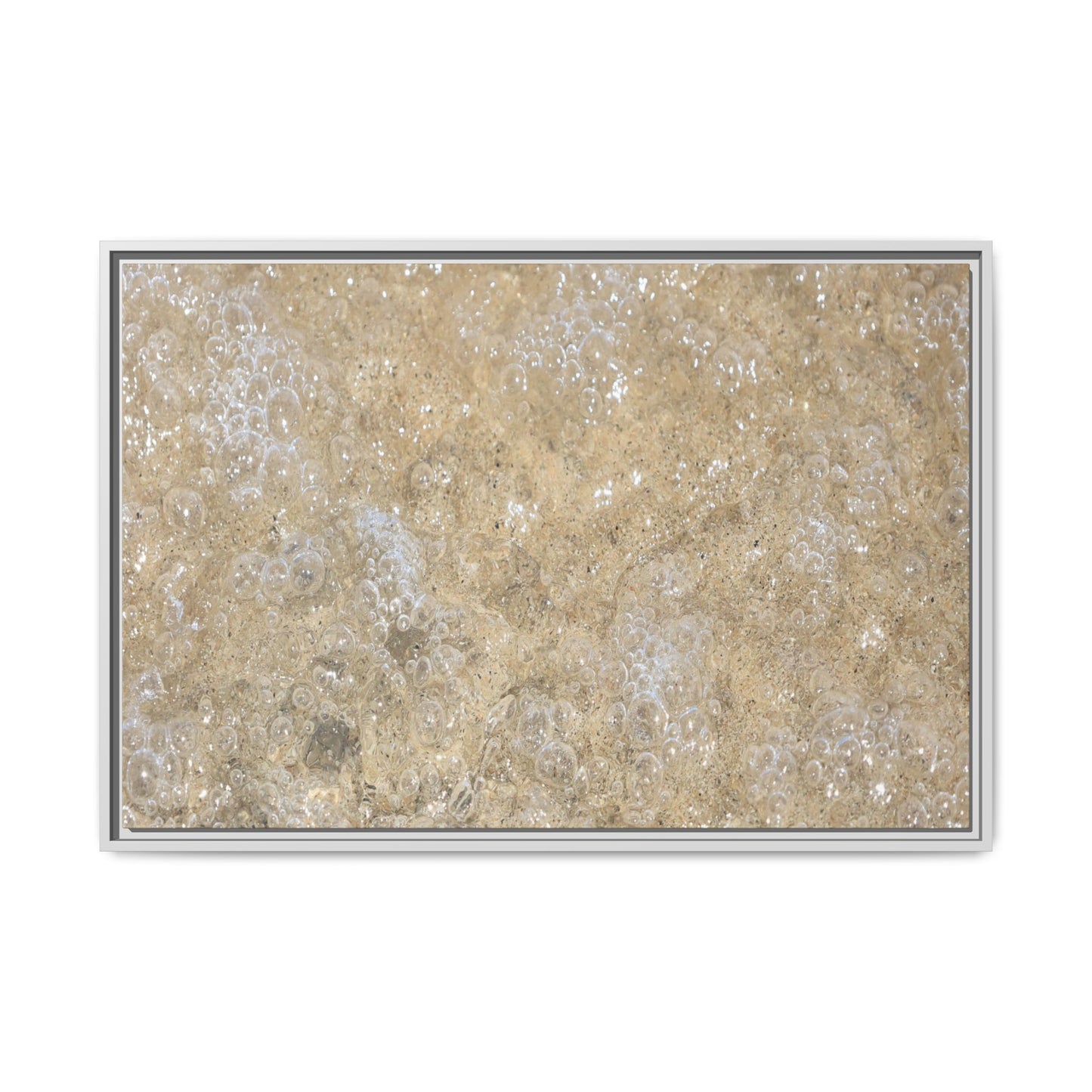 Bubbling Sand - Unique Stretched Canvas Wall Art