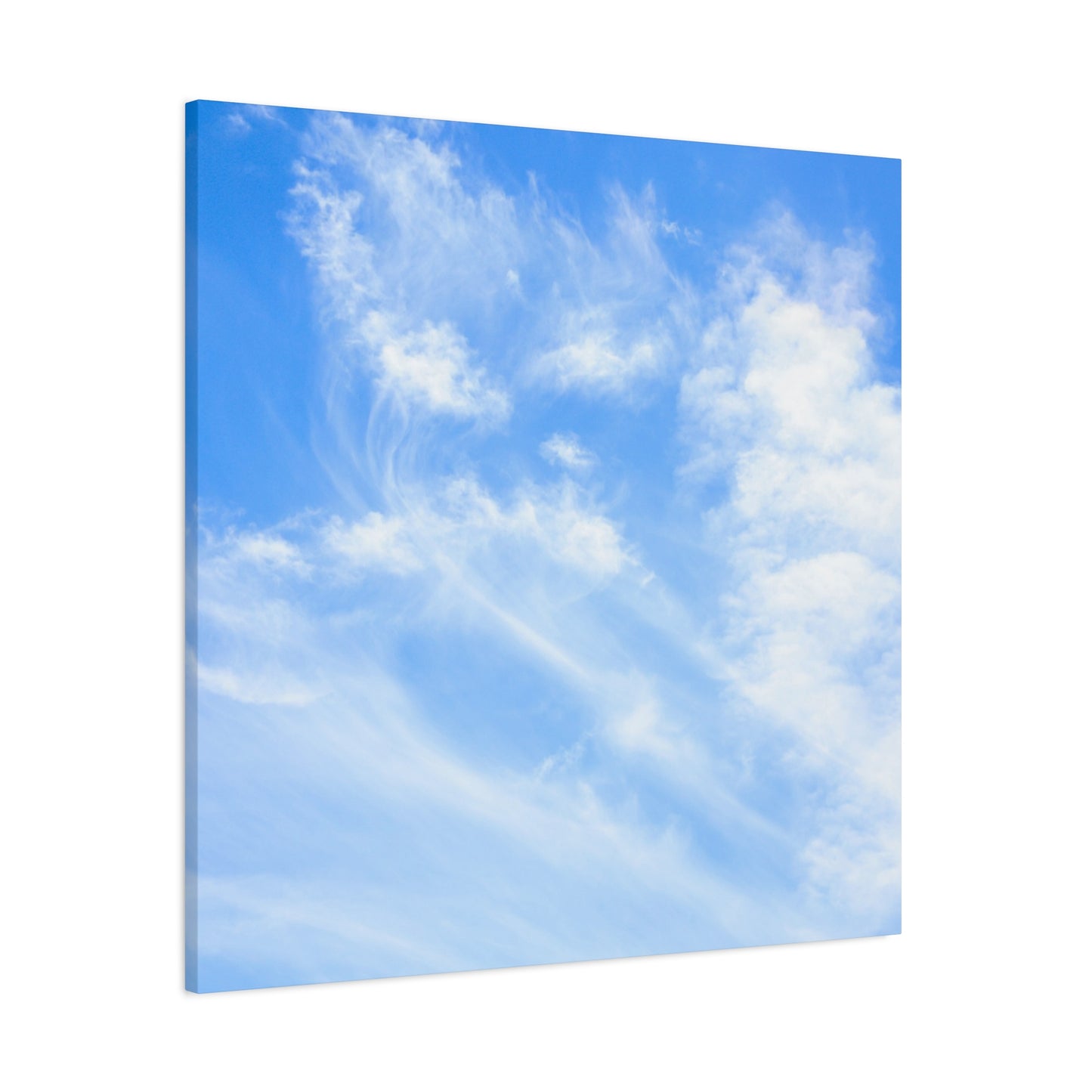 Whispers of Cerulean - Unique Frameless Canvas Wall Art
