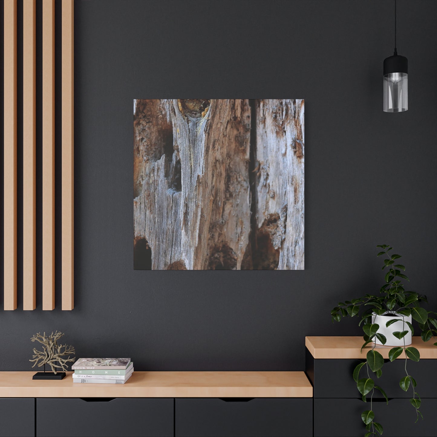 Timber Tapestry - Unique Frameless Canvas Wall Art