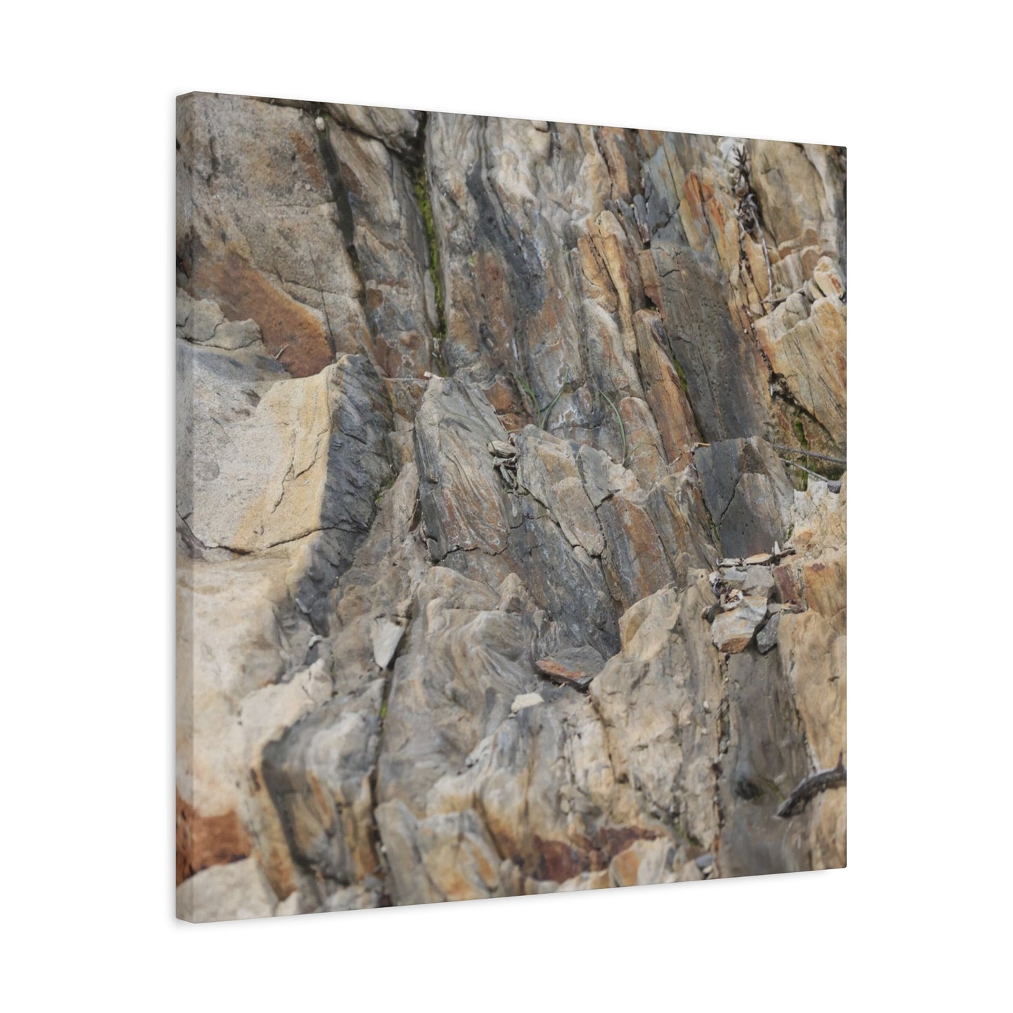 Fractured Memory - Unique Frameless Canvas Wall Art