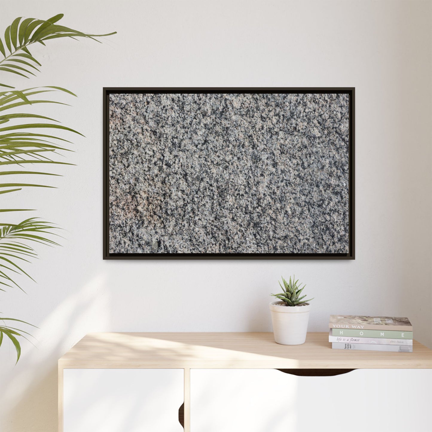 Crystalline Fusion - Unique Stretched Canvas Wall Art