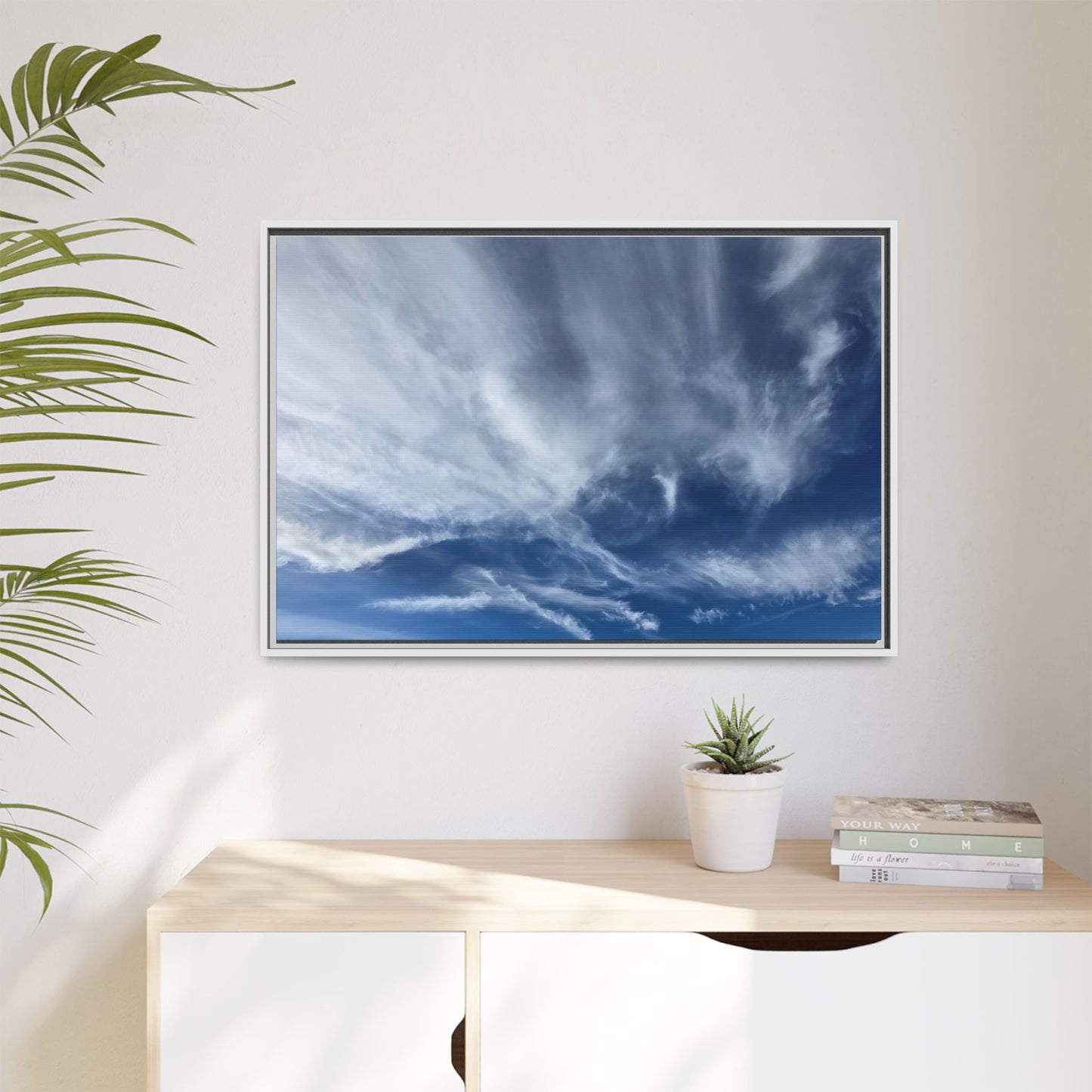 Ethereal Skies - Unique Stretched Canvas Wall Art