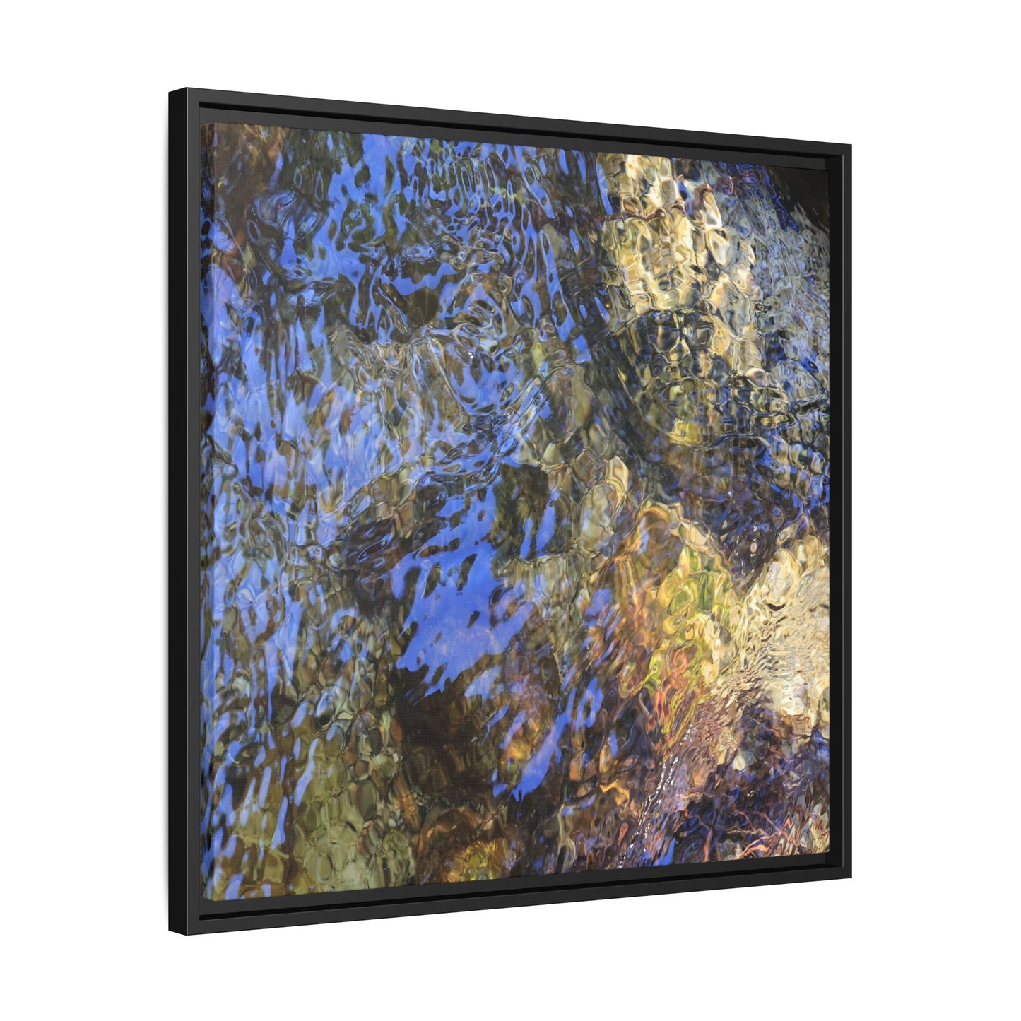 Aquatic Kaleidoscope - Unique Stretched Canvas Wall Art