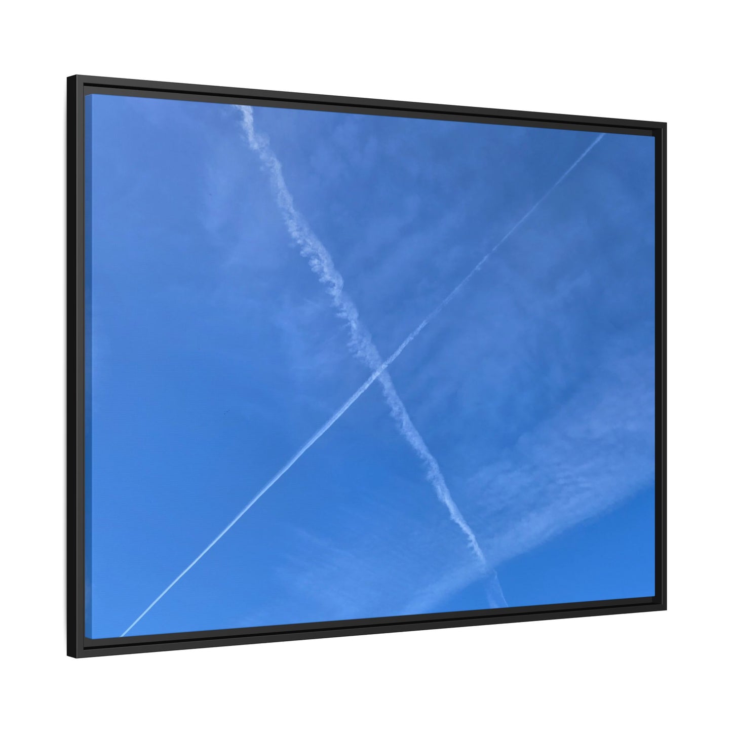 Sky Crossroads - Unique Stretched Canvas Wall Art