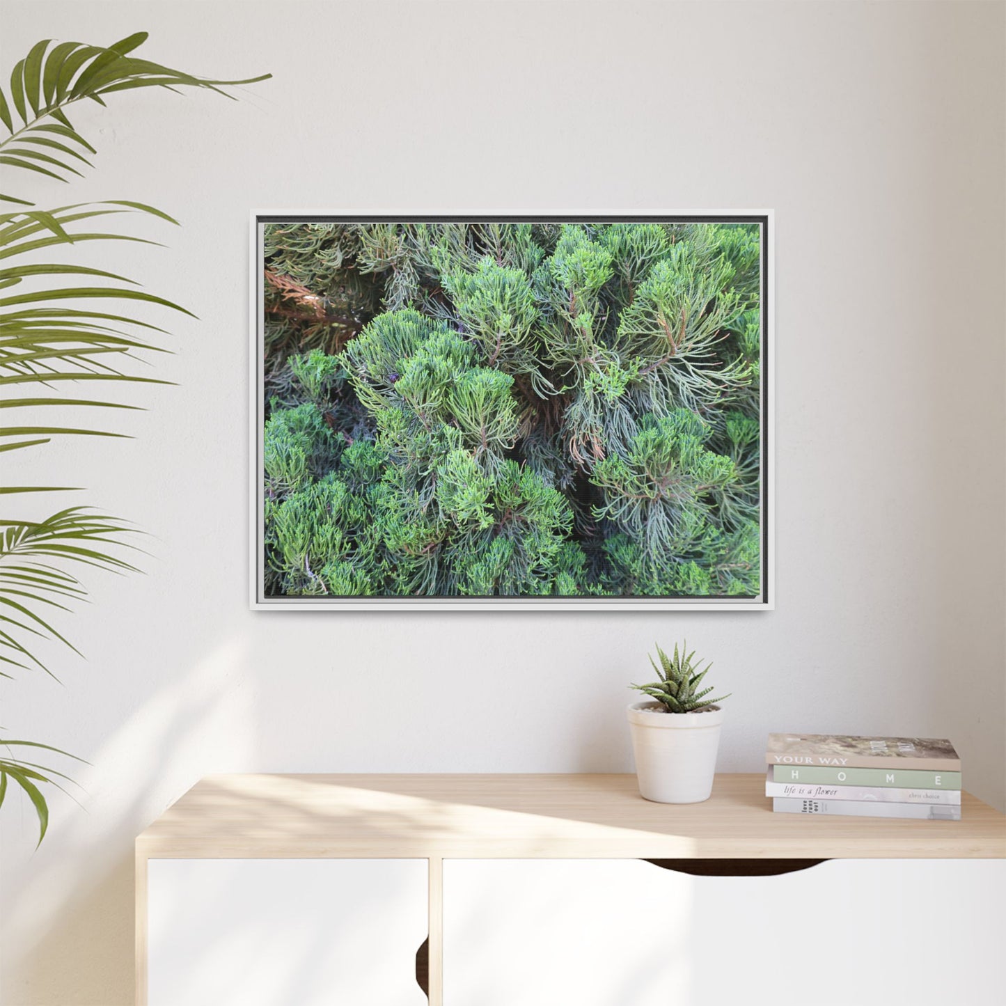 Verdant Whispers - Unique Stretched Canvas Wall Art