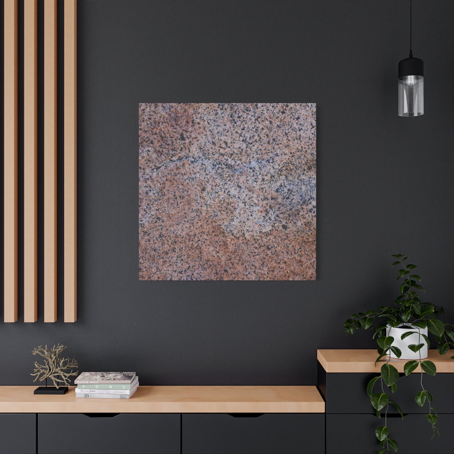Granular Symphony - Unique Frameless Canvas Wall Art