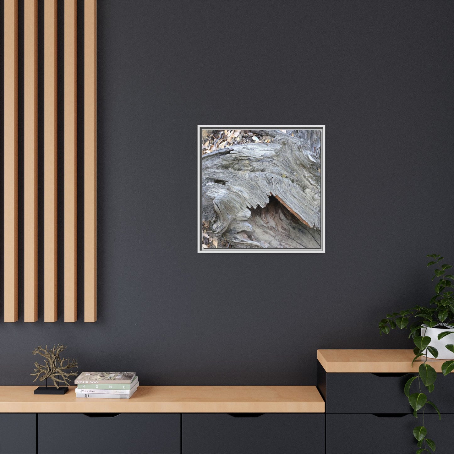 Driftwood Dreams - Unique Stretched Canvas Wall Art