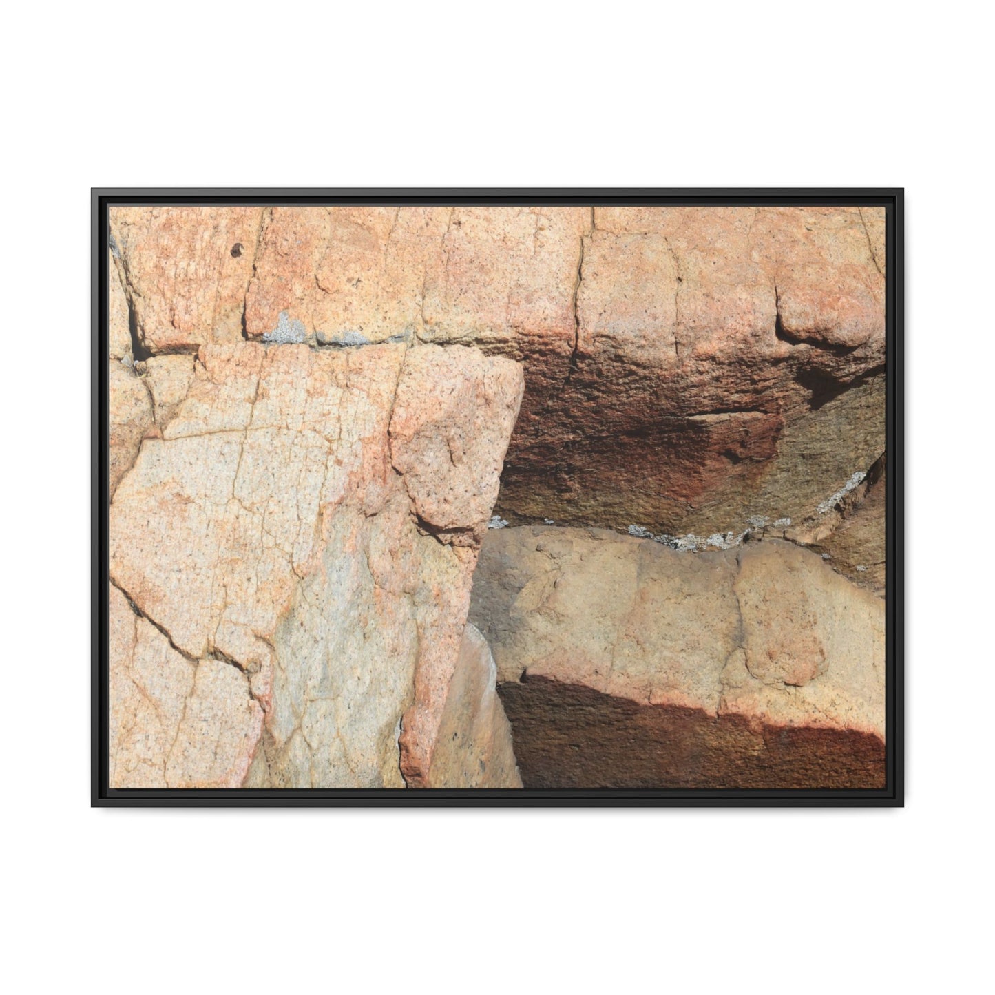 Fractured Stone - Unique Stretched Canvas Wall Art