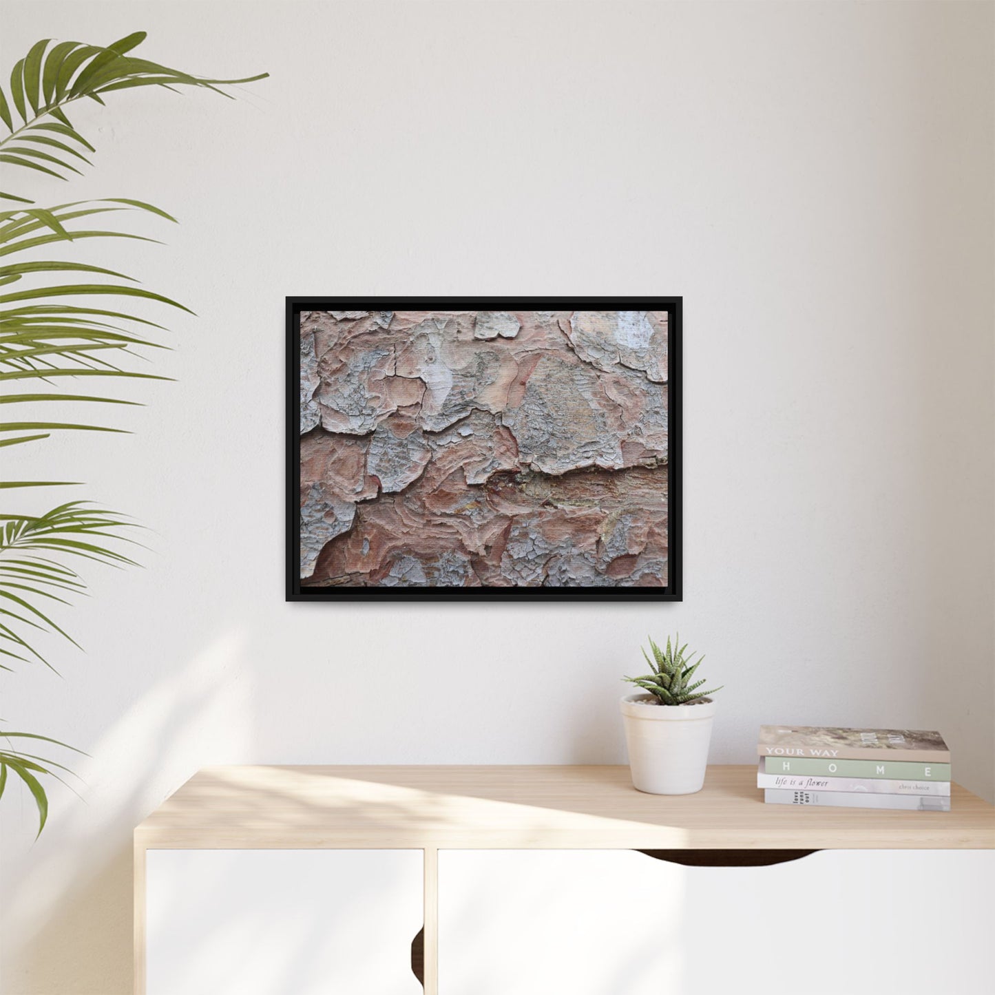 Flaking Serenity - Unique Stretched Canvas Wall Art