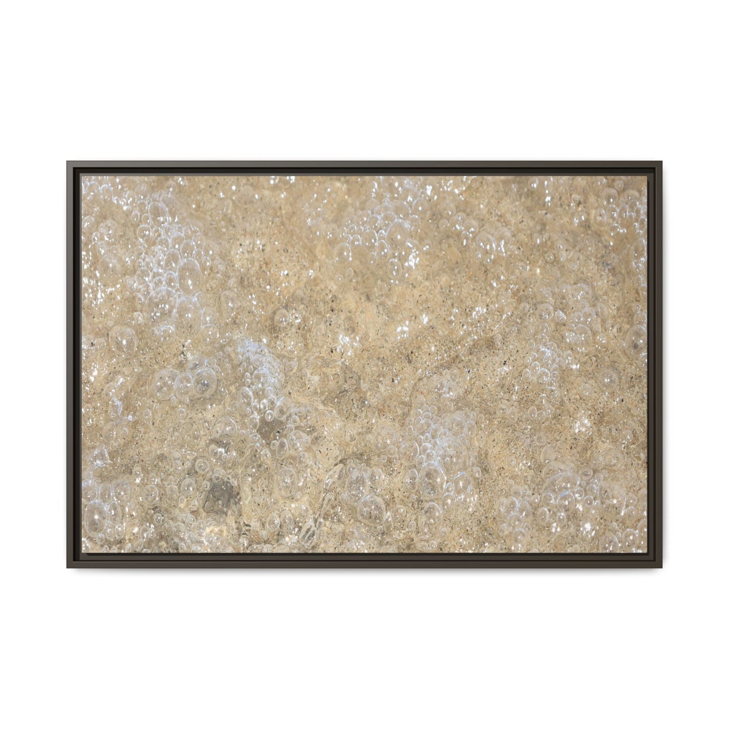 Bubbling Sand - Unique Stretched Canvas Wall Art