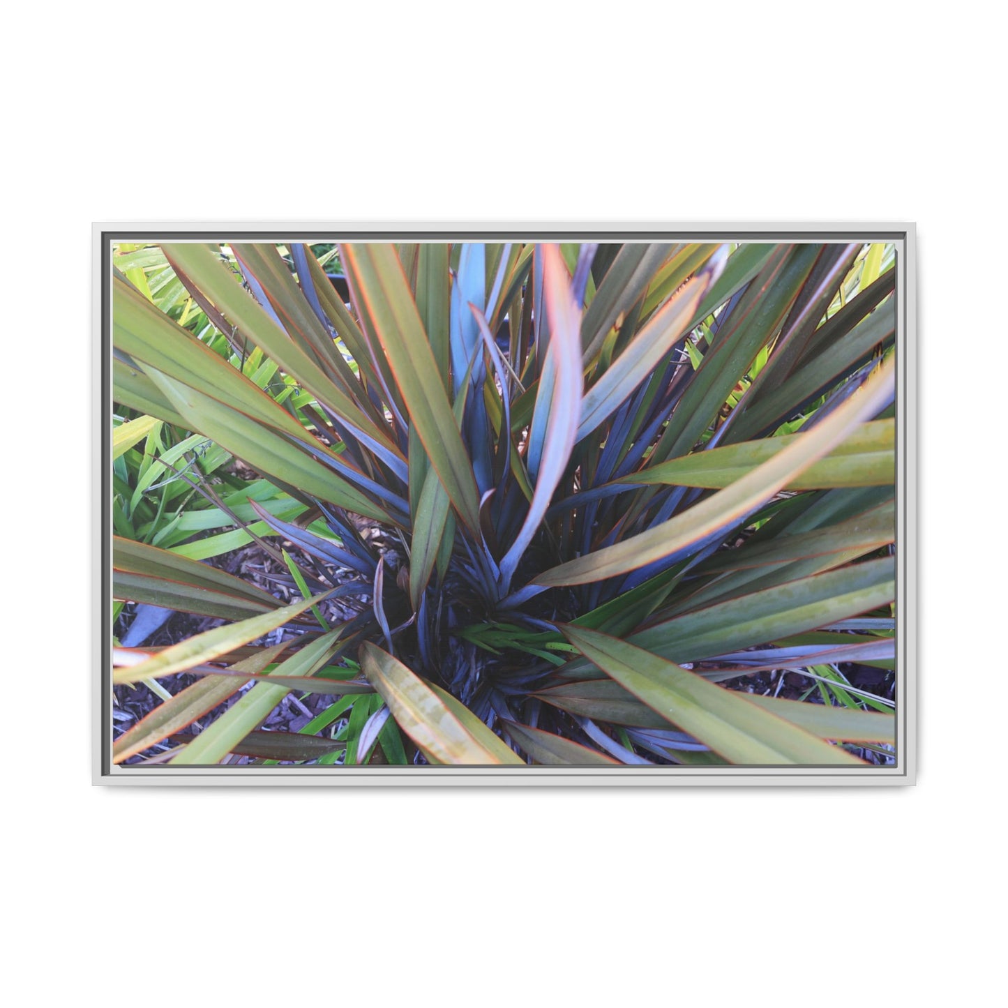 Radiant Leaves - Unique Stretched Canvas Wall Art
