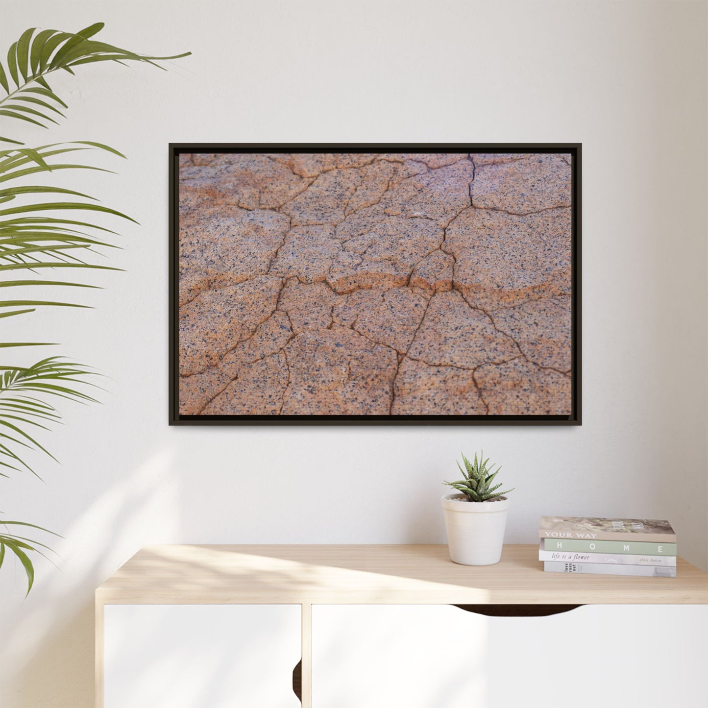 Fragmented Earth - Unique Stretched Canvas Wall Art