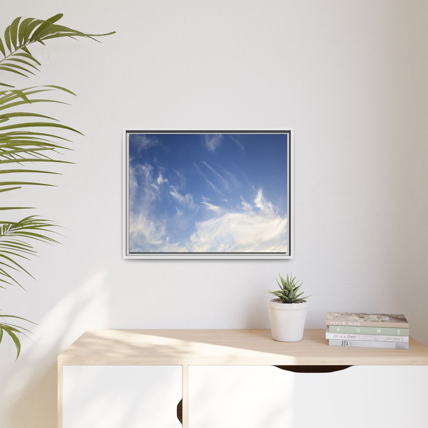 Whispers of Sky - Unique Stretched Canvas Wall Art