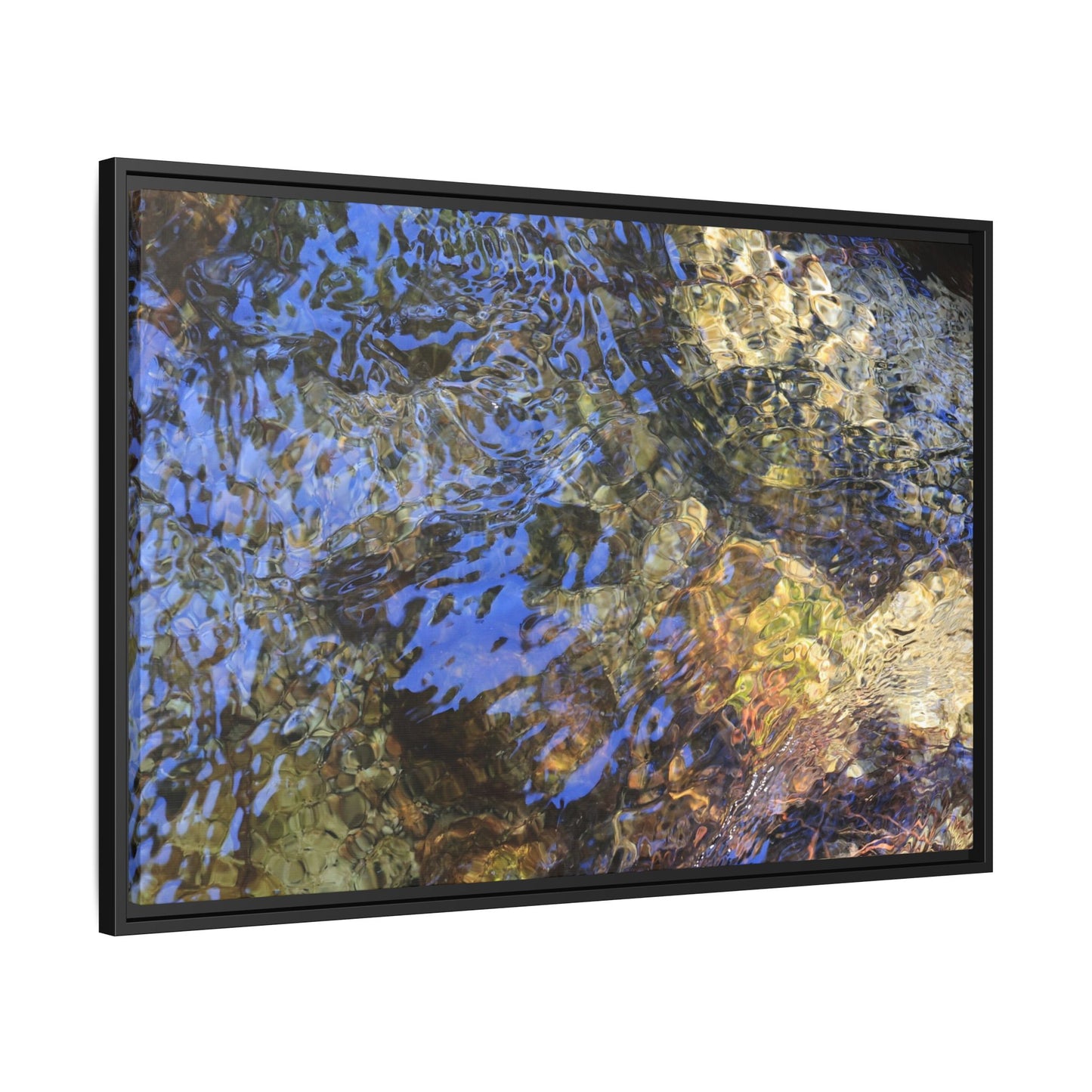 Aquatic Kaleidoscope - Unique Stretched Canvas Wall Art