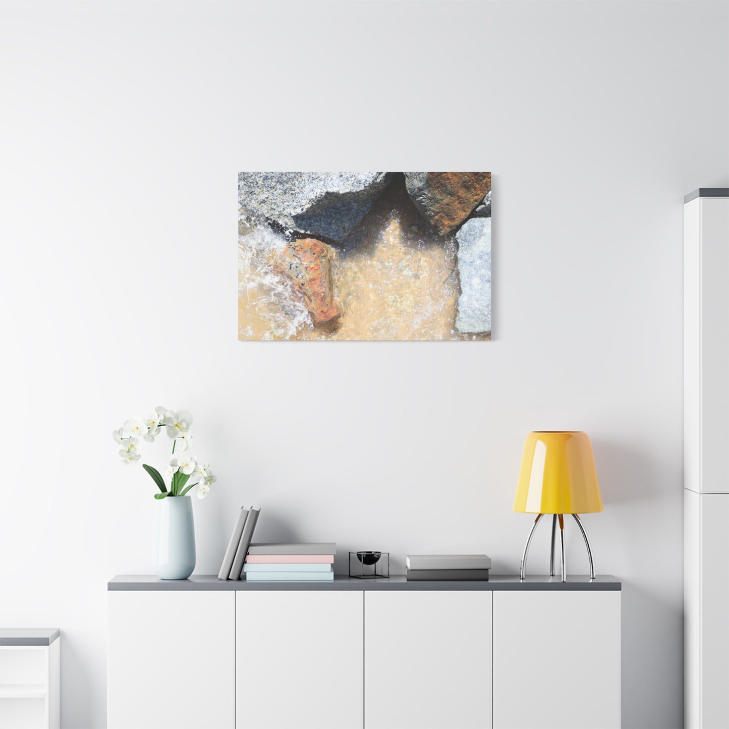 Rocky Embrace - Unique Frameless Canvas Wall Art